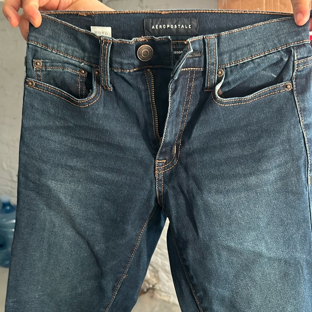 Dark blue jeans never been worn just has no tag